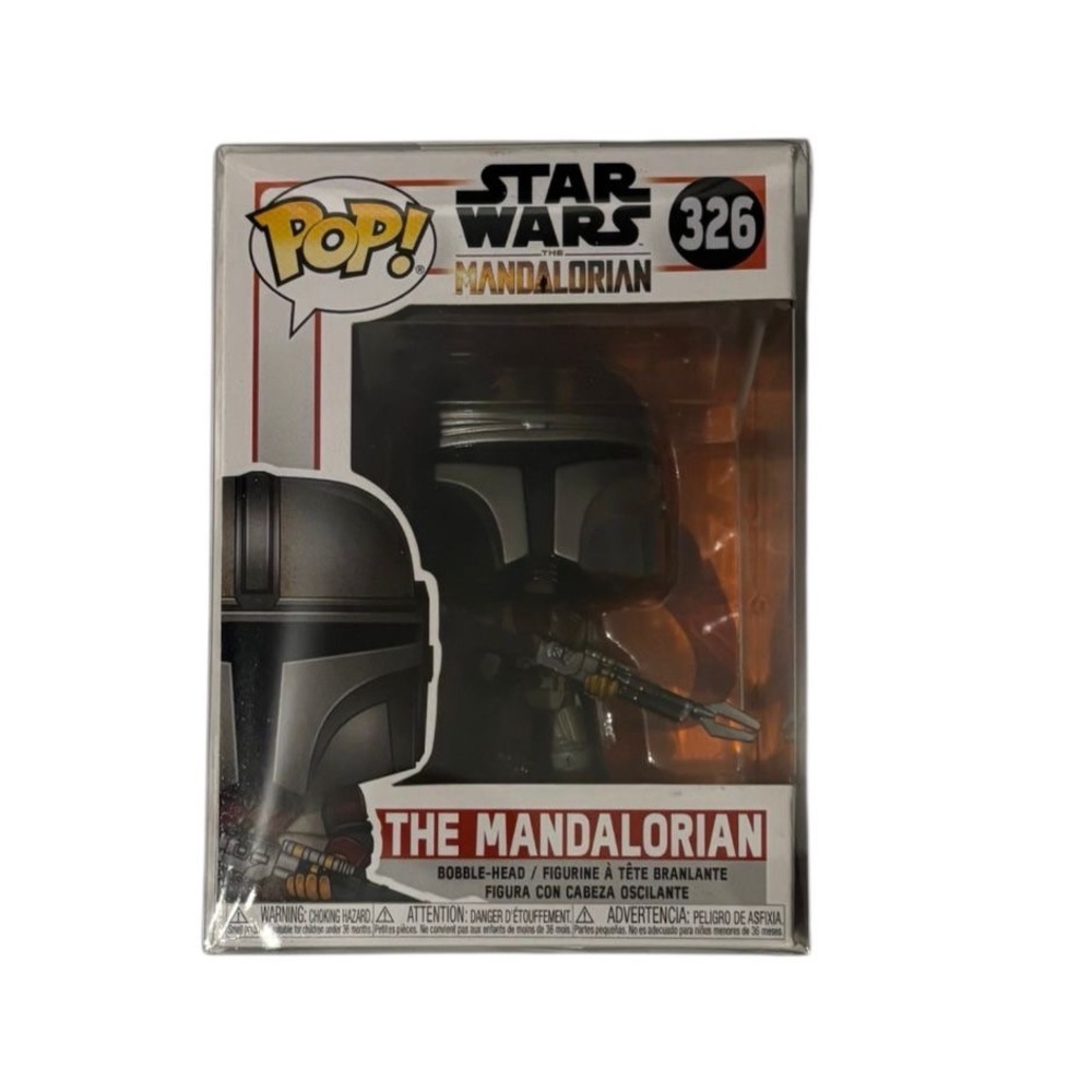 Funko Star Wars The Mandalorian Vinyl Figure - Silver and Black